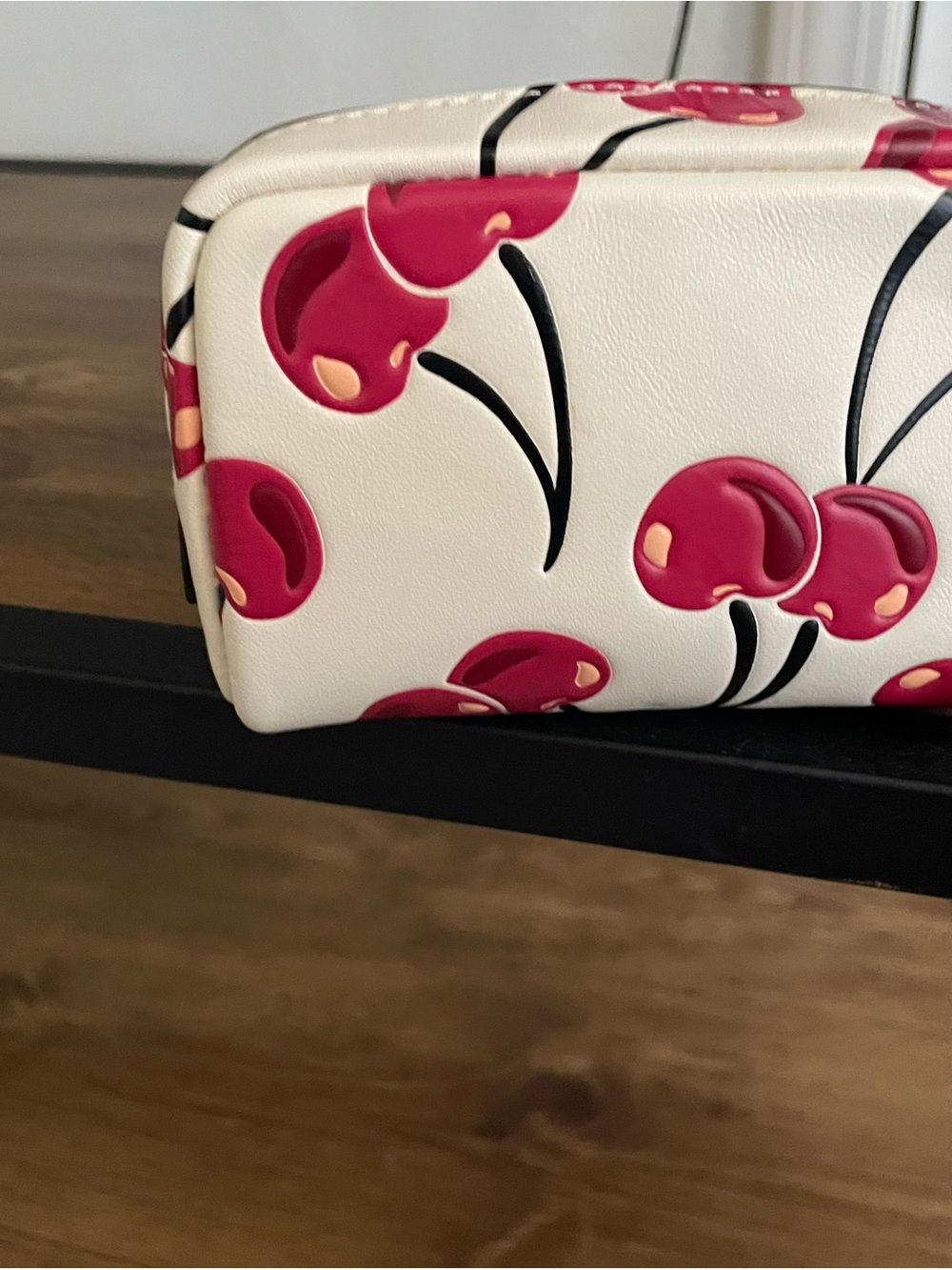 Coach Small Wristlet with Red Cherry Print - Picture 2 of 5